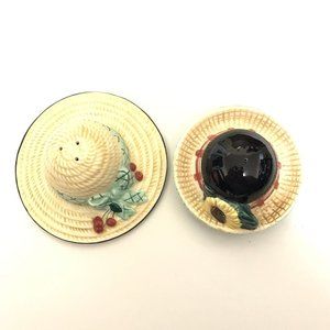 Vintage‎ or Retro Salt and Pepper Set - Ladies' Gardening Hats